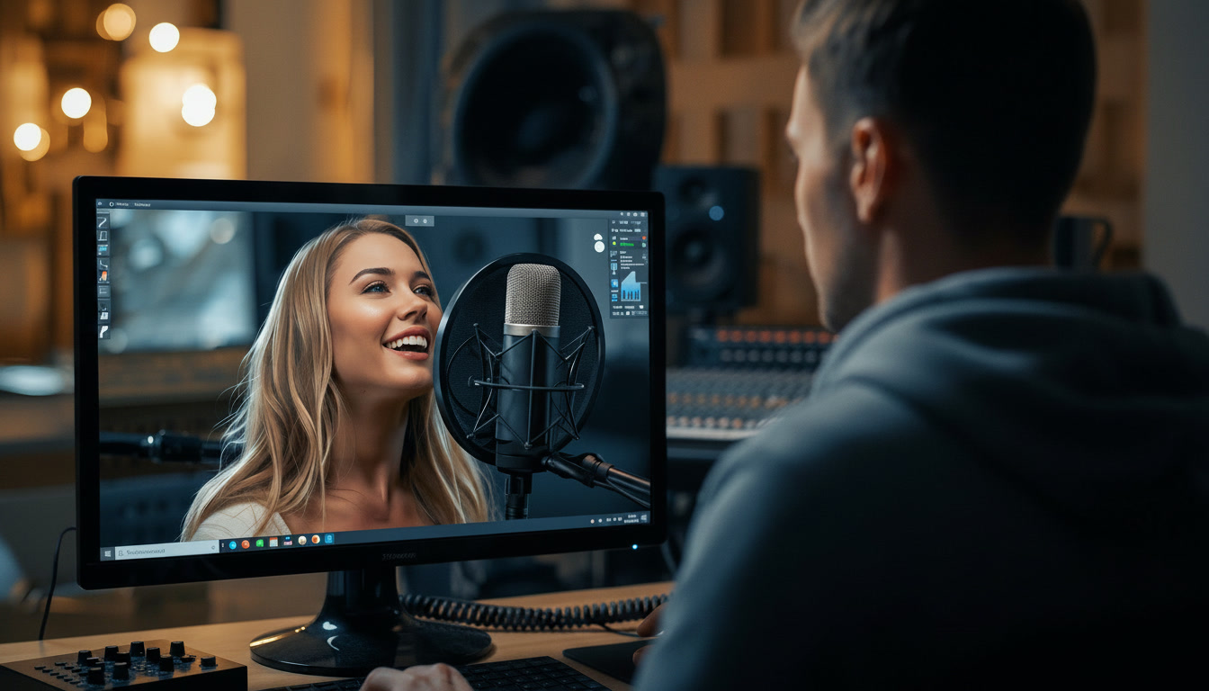 Music collaboration - singer recording with remote producer